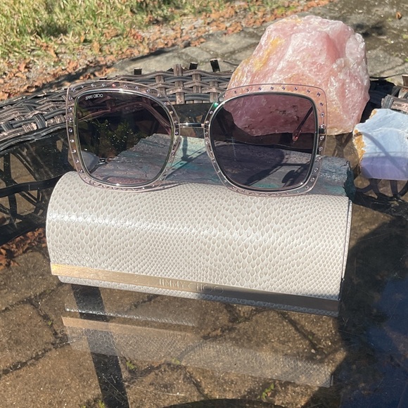 Jimmy Choo Crystal-Embellished Sunglasses